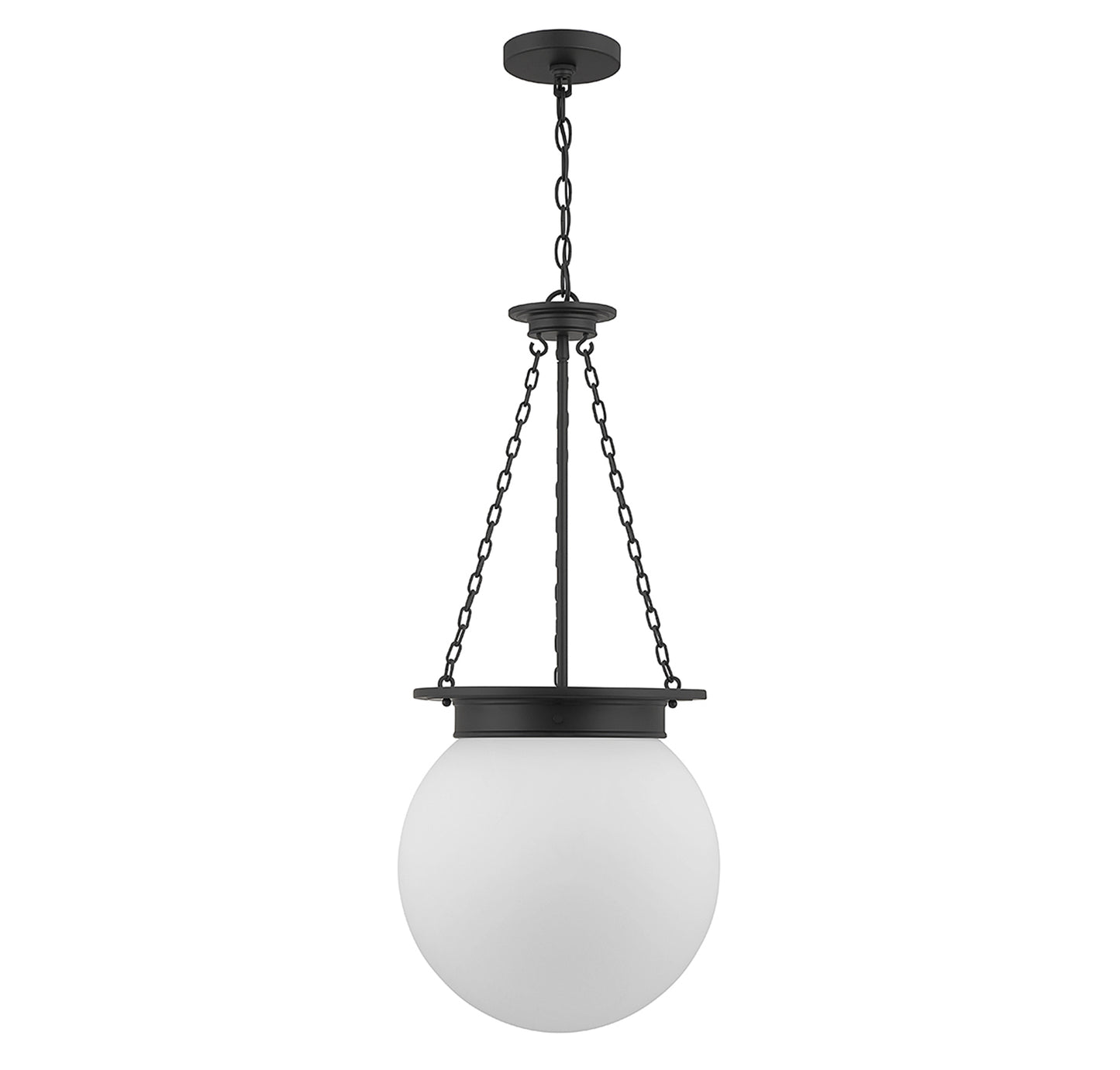 Manor 3-Light Pendant in Polished Nickel