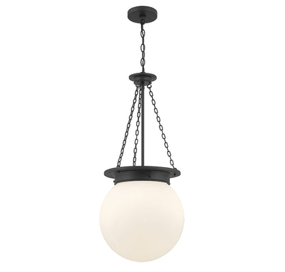 Manor 3-Light Pendant in Polished Nickel