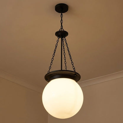 Manor 3-Light Pendant in Polished Nickel