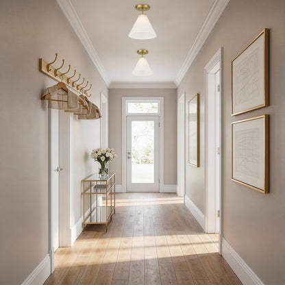 Blair 1-Light Mini-Pendant in Warm Brass