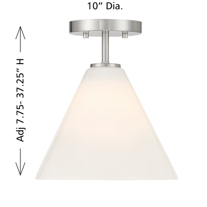 Blair 1-Light Mini-Pendant in Warm Brass
