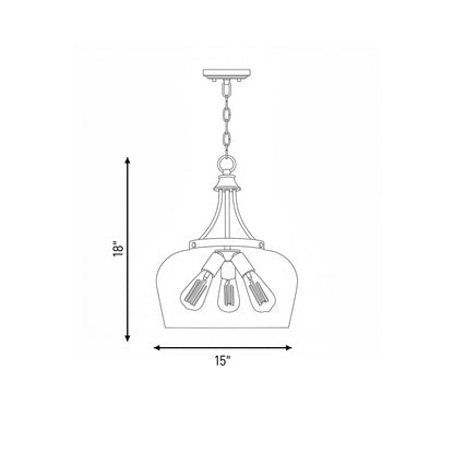 Octave 3-Light Pendant