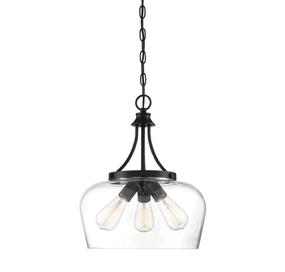 Savoy House Octave 3-Light Pendant Black