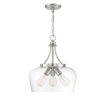 Savoy House Octave 3-Light Pendant Satin Nickel
