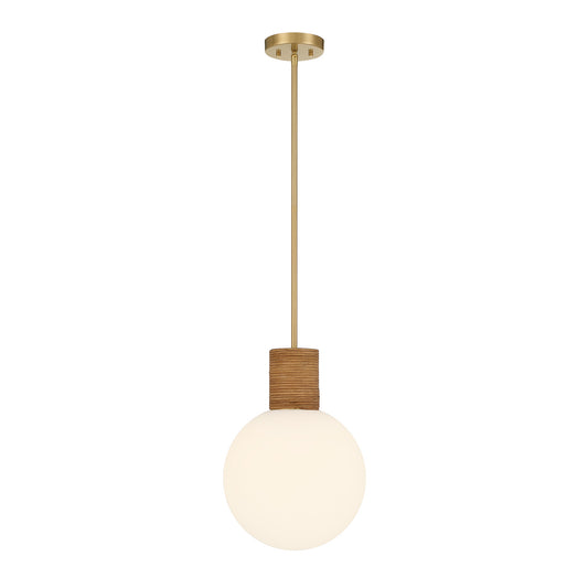 Savoy House Jarrell 1-Light Pendant - Warm Brass
