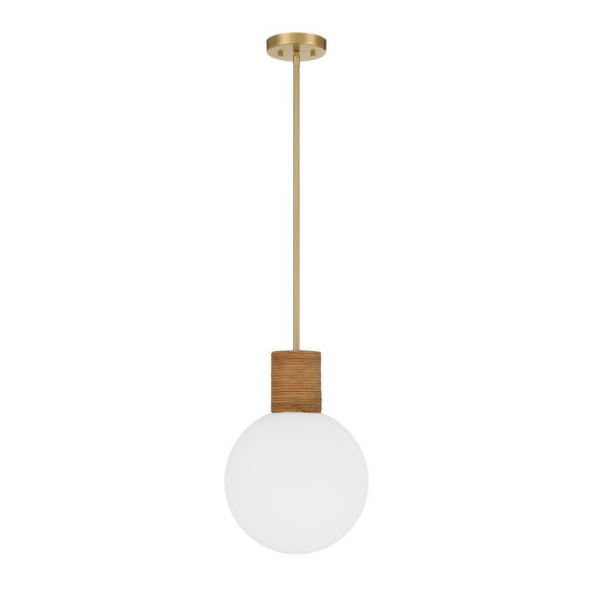 Savoy House Jarrell 1-Light Pendant - Warm Brass, view 2