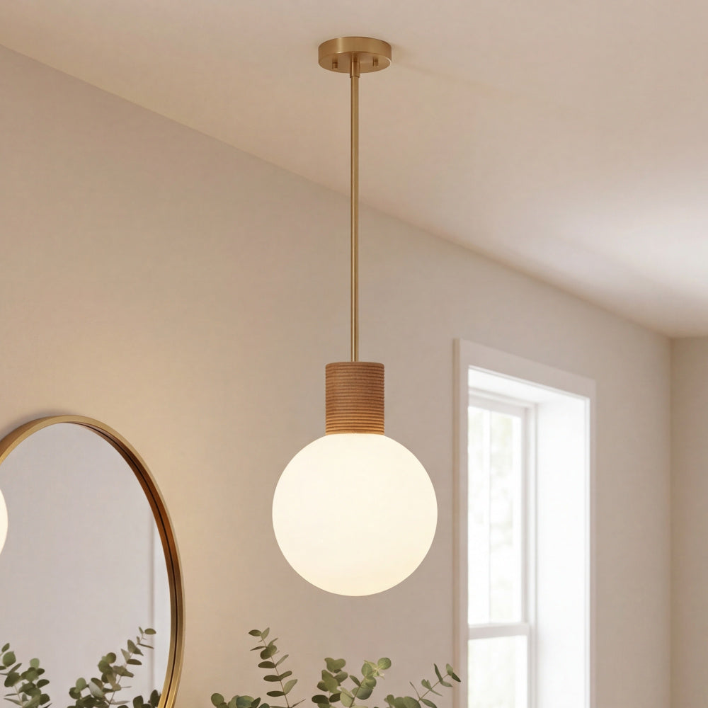 Savoy House Jarrell 1-Light Pendant - Warm Brass