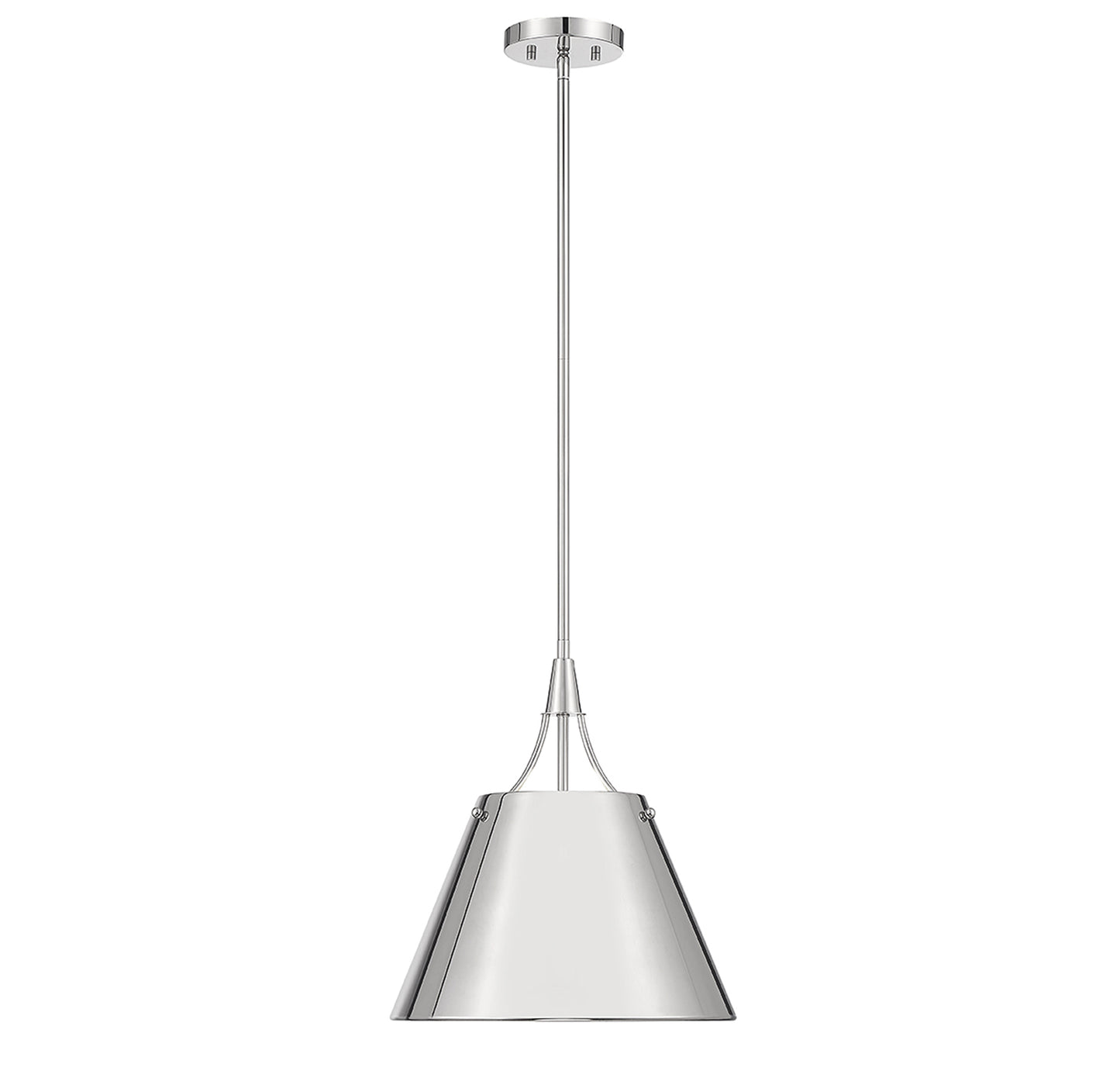 Willis 1-Light Pendant in Polished Nickel