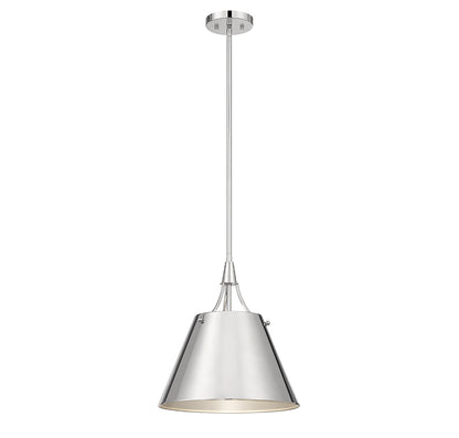 Willis 1-Light Pendant in Polished Nickel