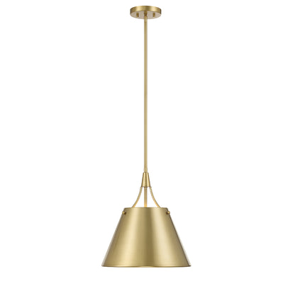Willis 1-Light Pendant in Polished Nickel