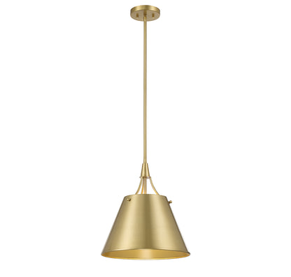 Willis 1-Light Pendant in Polished Nickel