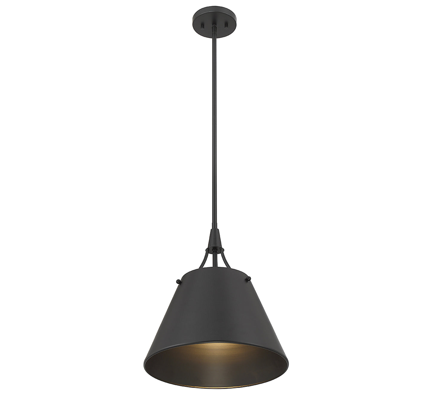 Willis 1-Light Pendant in Polished Nickel