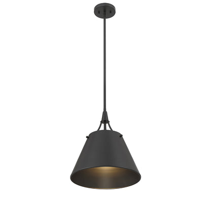 Willis 1-Light Pendant in Polished Nickel