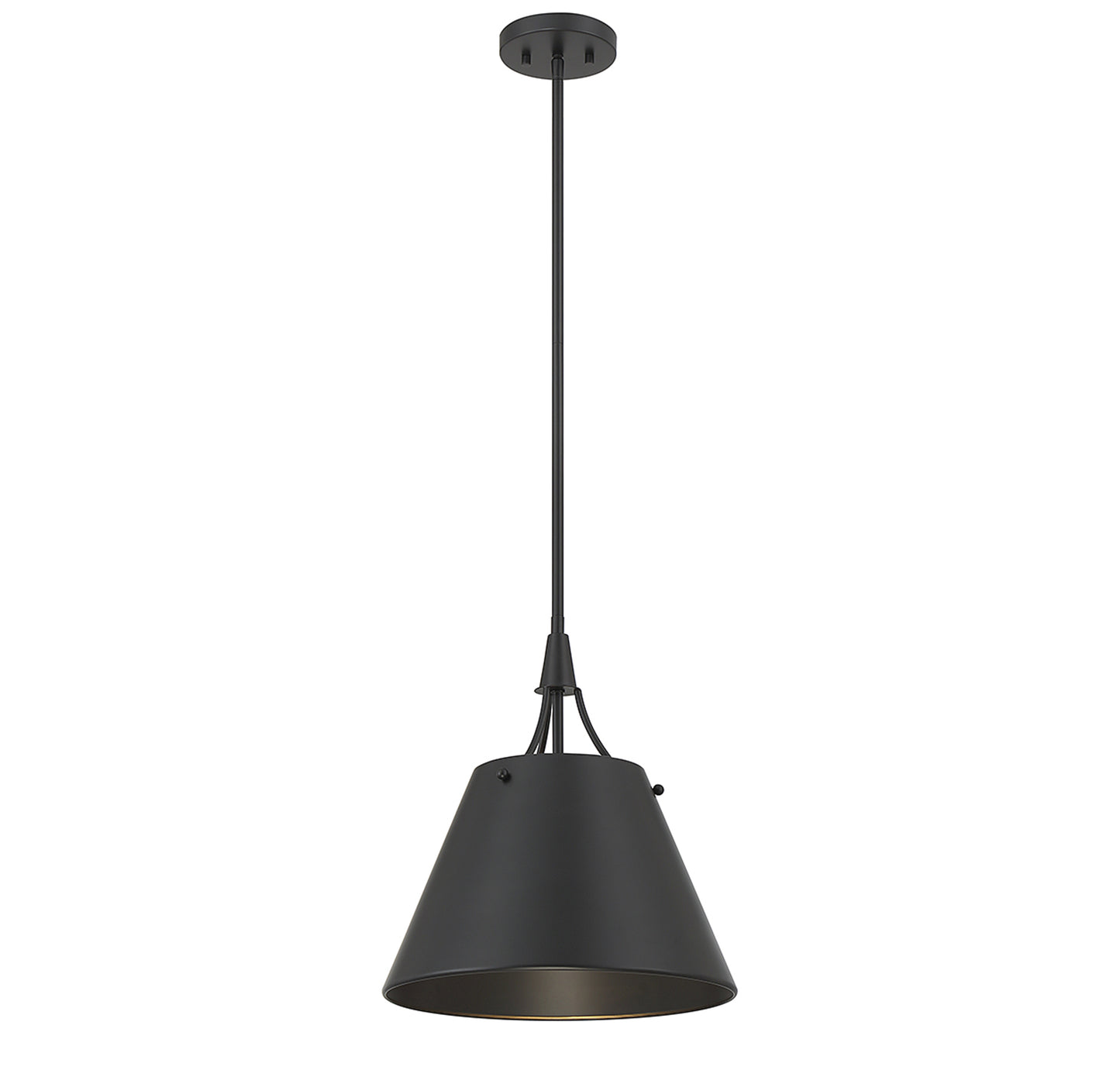 Willis 1-Light Pendant in Polished Nickel