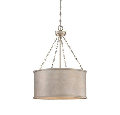 Savoy House Rochester 4-Light Pendant Silver Patina