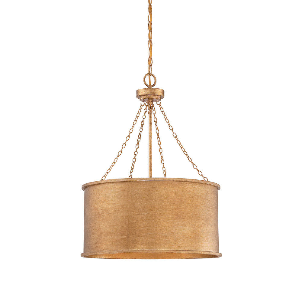Savoy House Rochester 4-Light Pendant Gold Patina