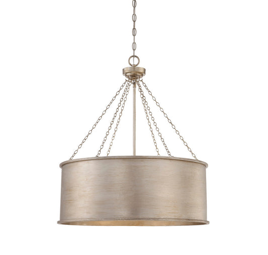 Savoy House Rochester 6-Light Pendant Silver Patina