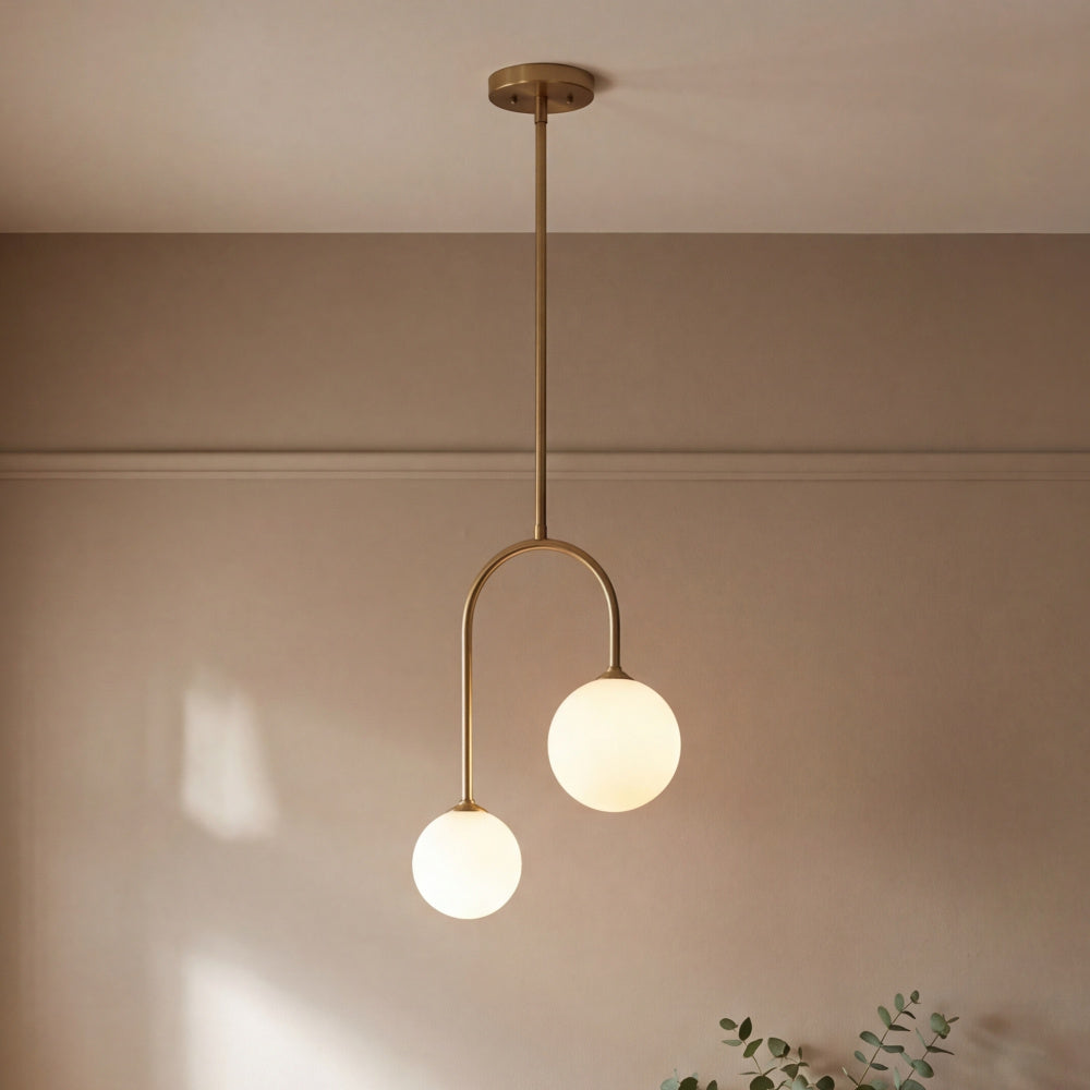 Savoy House Chester 2-Light Pendant - Noble Brass