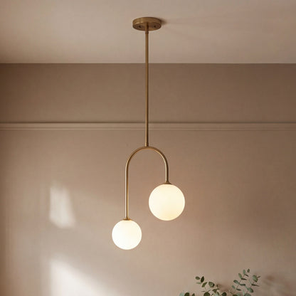 Savoy House Chester 2-Light Pendant - Noble Brass