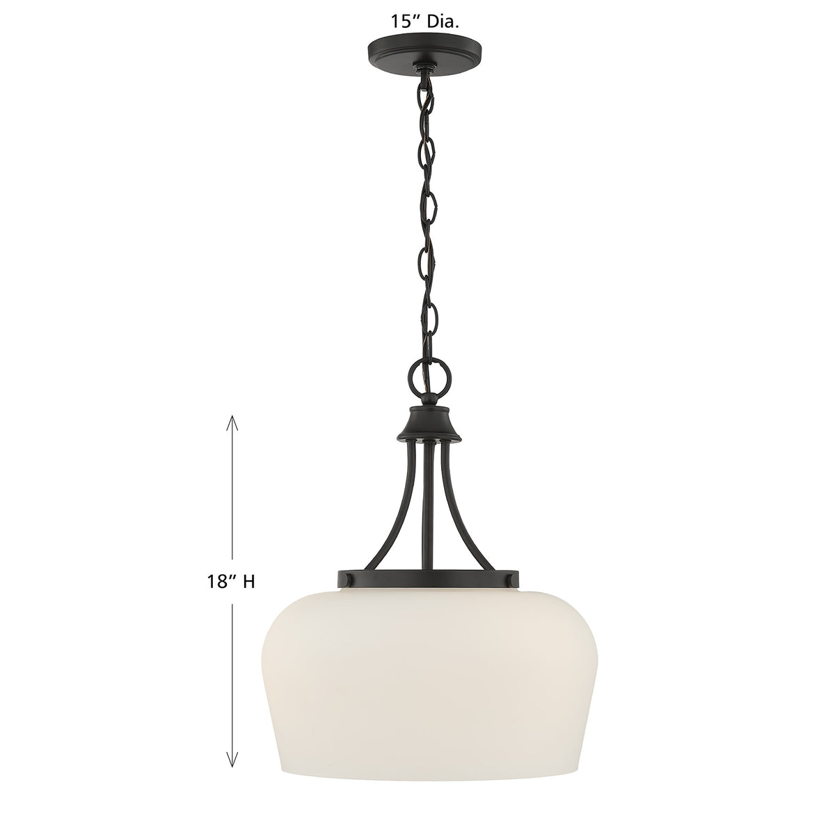 Octave Opal 3-Light Pendant