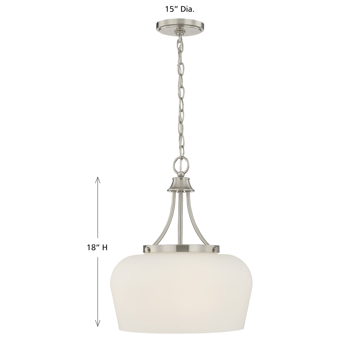 Octave Opal 3-Light Pendant