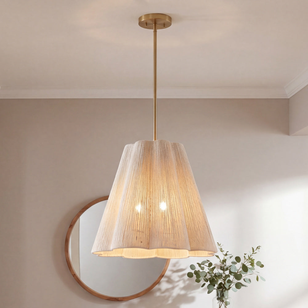 Savoy House Rosa 4-Light Pendant - Noble Brass