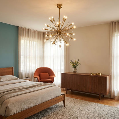 Galea 24-Light Chandelier in Polished Nickel