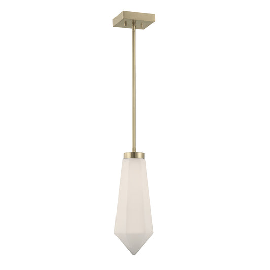Savoy House Leland 1-Light Pendant - Noble Brass