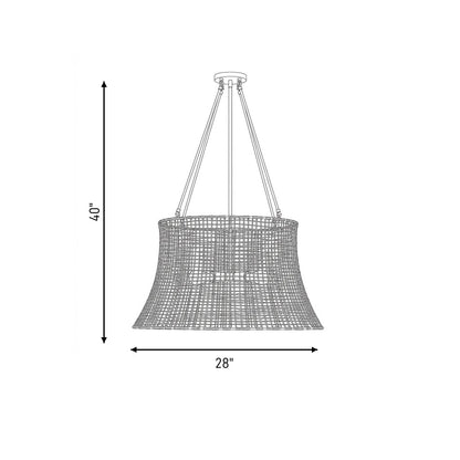 Longleaf 4-Light Outdoor Chandelier