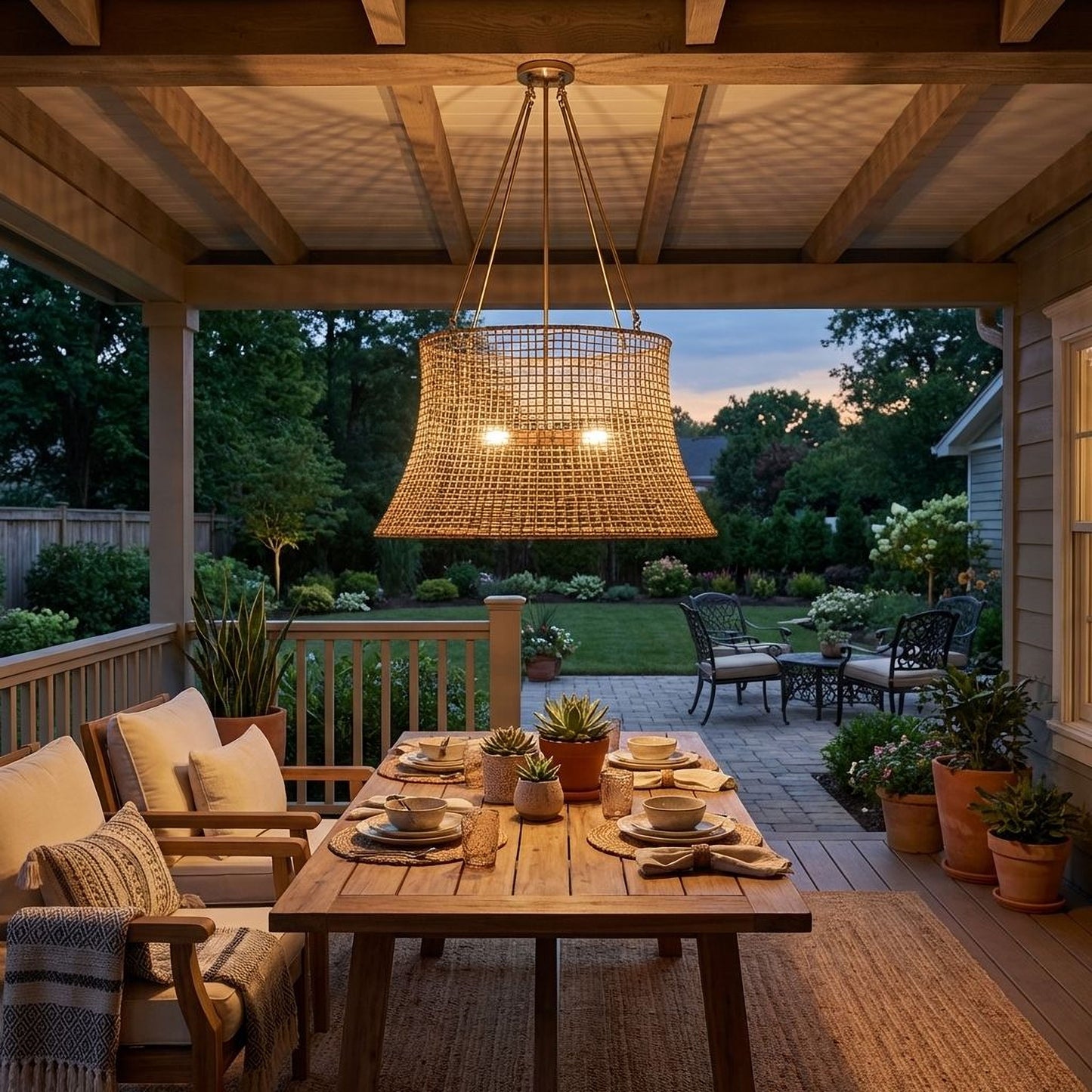 Longleaf 4-Light Outdoor Chandelier