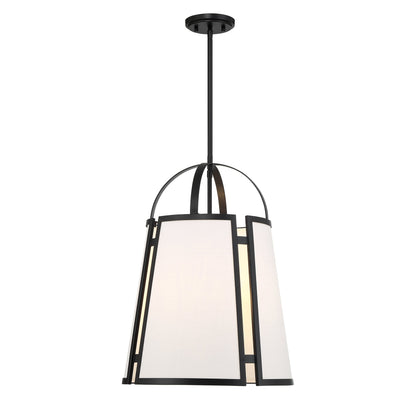 Chartwell 4-Light Pendant Matte Black