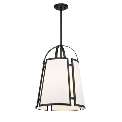 Chartwell 4-Light Pendant Matte Black