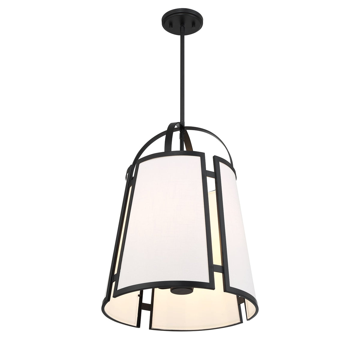 Chartwell 4-Light Pendant Matte Black