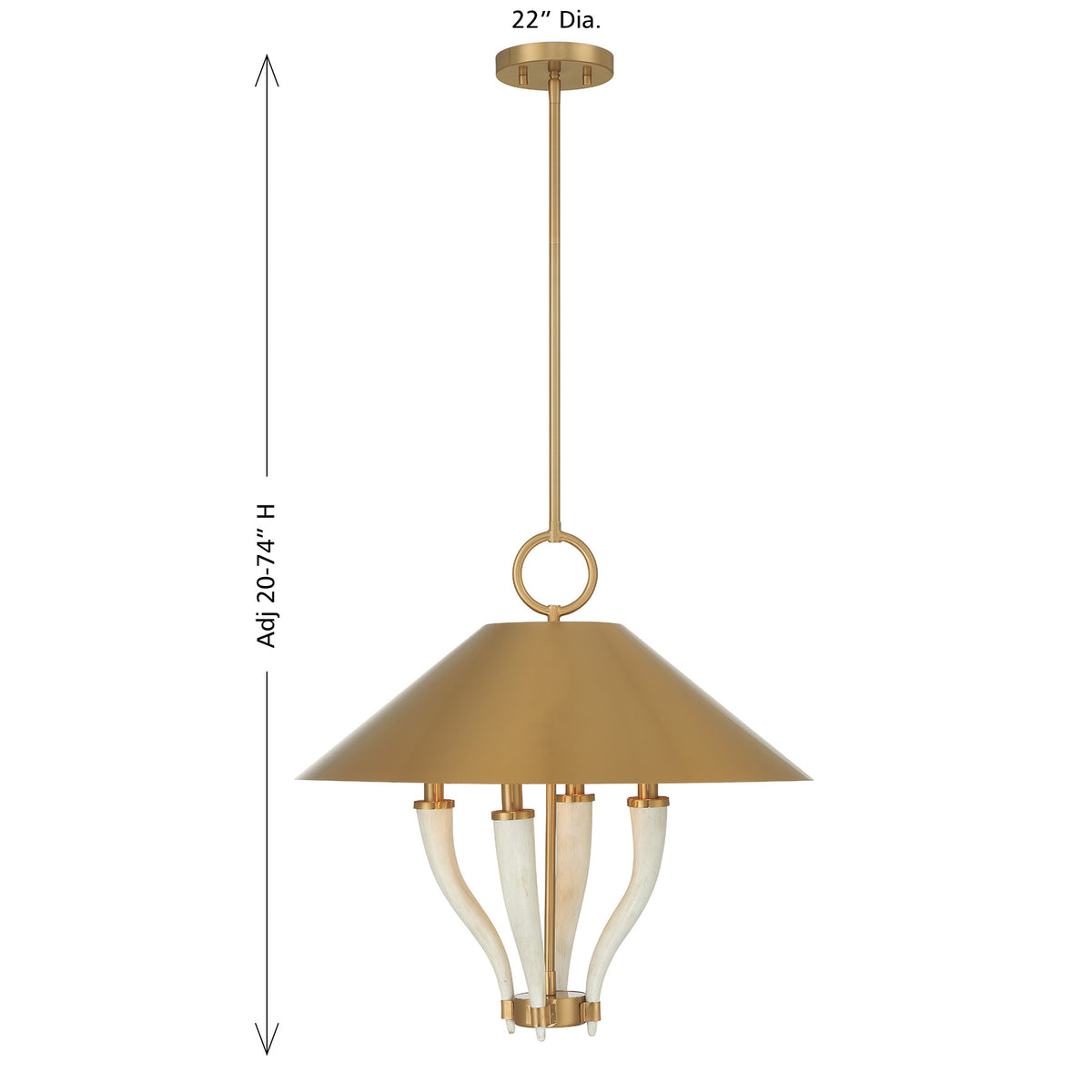 Hearne 4-Light Pendant