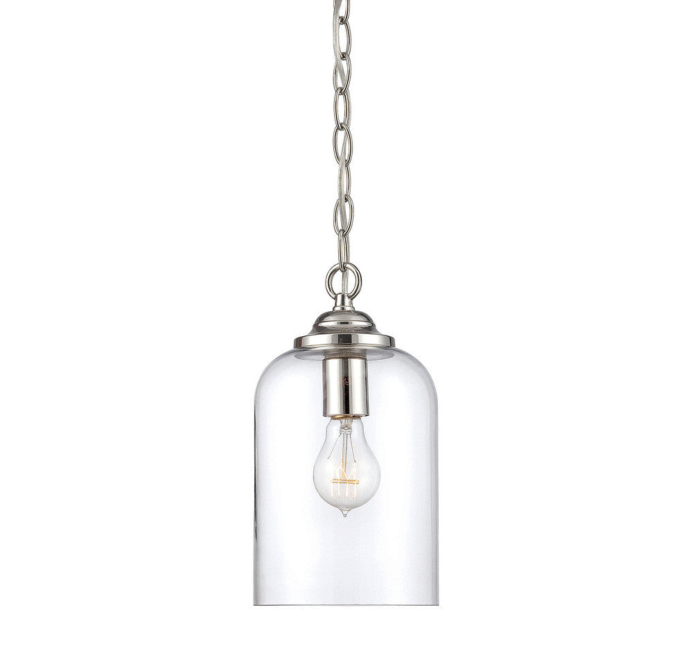 Savoy House Bally Pendant Polished Nickel