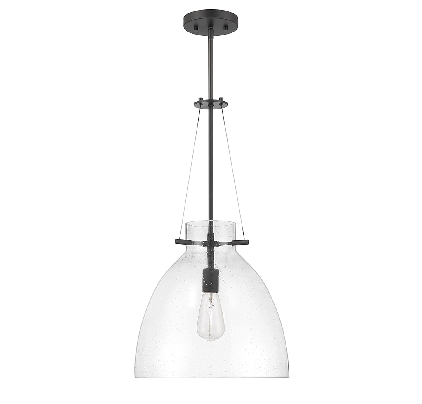 Foster 1-Light Pendant in Warm Brass