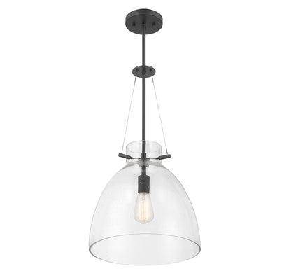 Foster 1-Light Pendant in Warm Brass