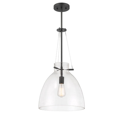 Foster 1-Light Pendant in Warm Brass