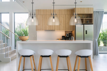Foster 1-Light Pendant in Warm Brass