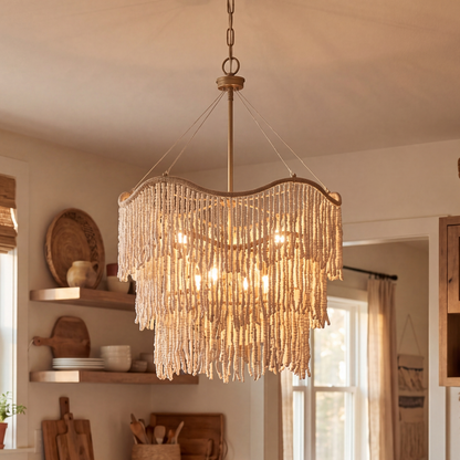 Melia 6-Light Pendant in Cypress by Breegan Jane