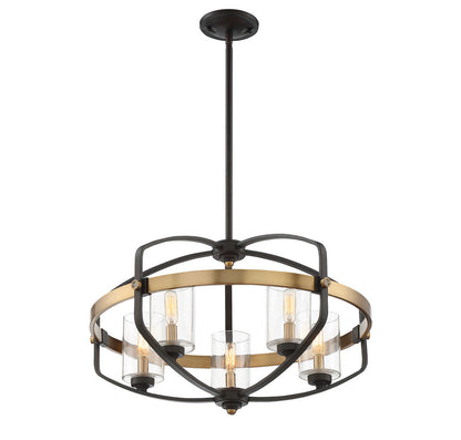 Kirkland 5-Light Pendant, Savoy House 7-8041-5-79