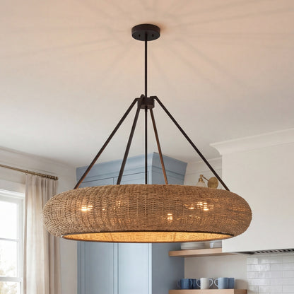 Savoy House Gaia 6-Light Pendant by Breegan Jane - Matte Black