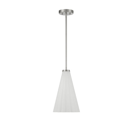 Bristol 1-Light Pendant in Warm Brass