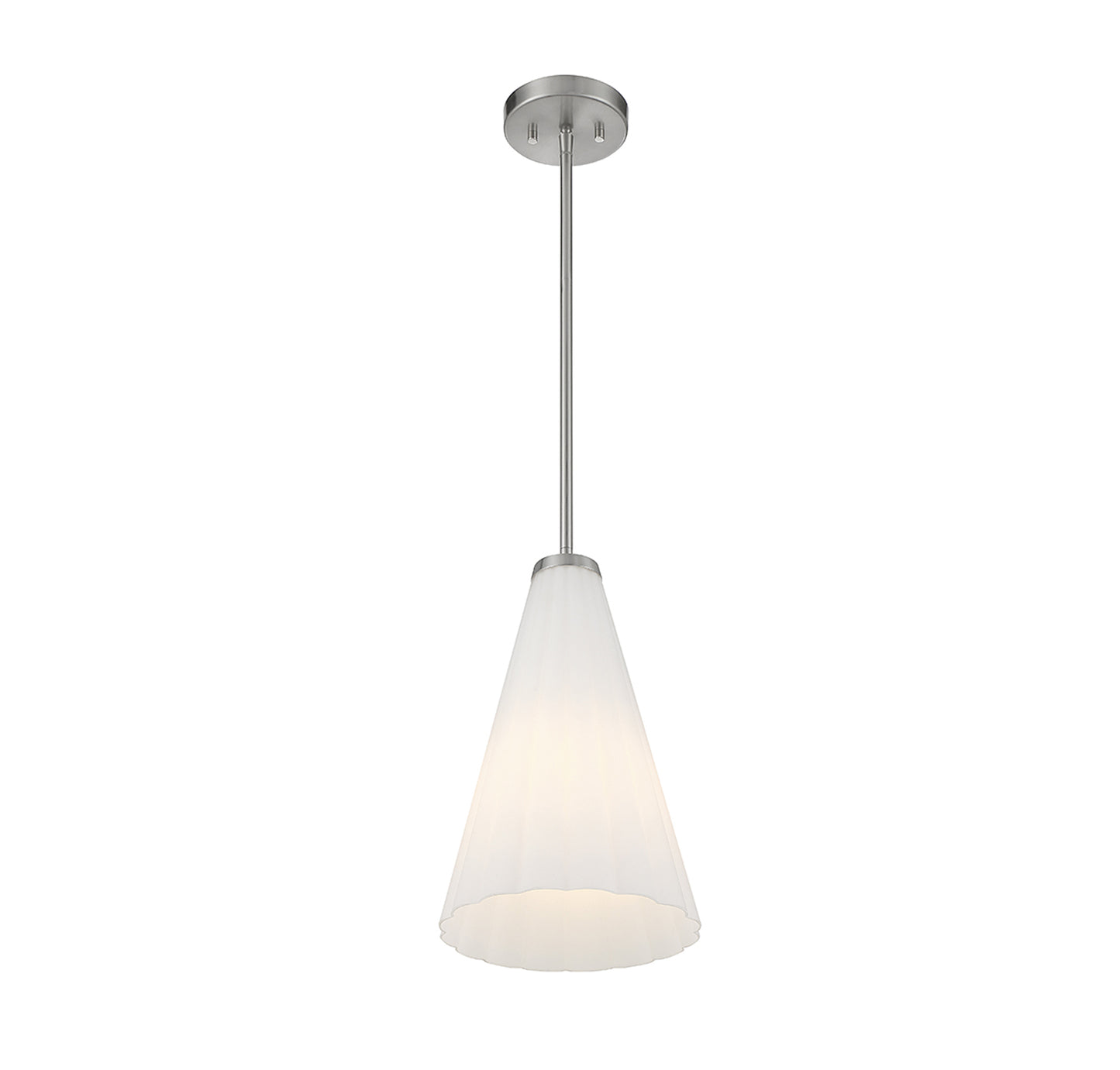 Bristol 1-Light Pendant in Warm Brass