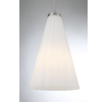 Bristol 1-Light Pendant in Warm Brass