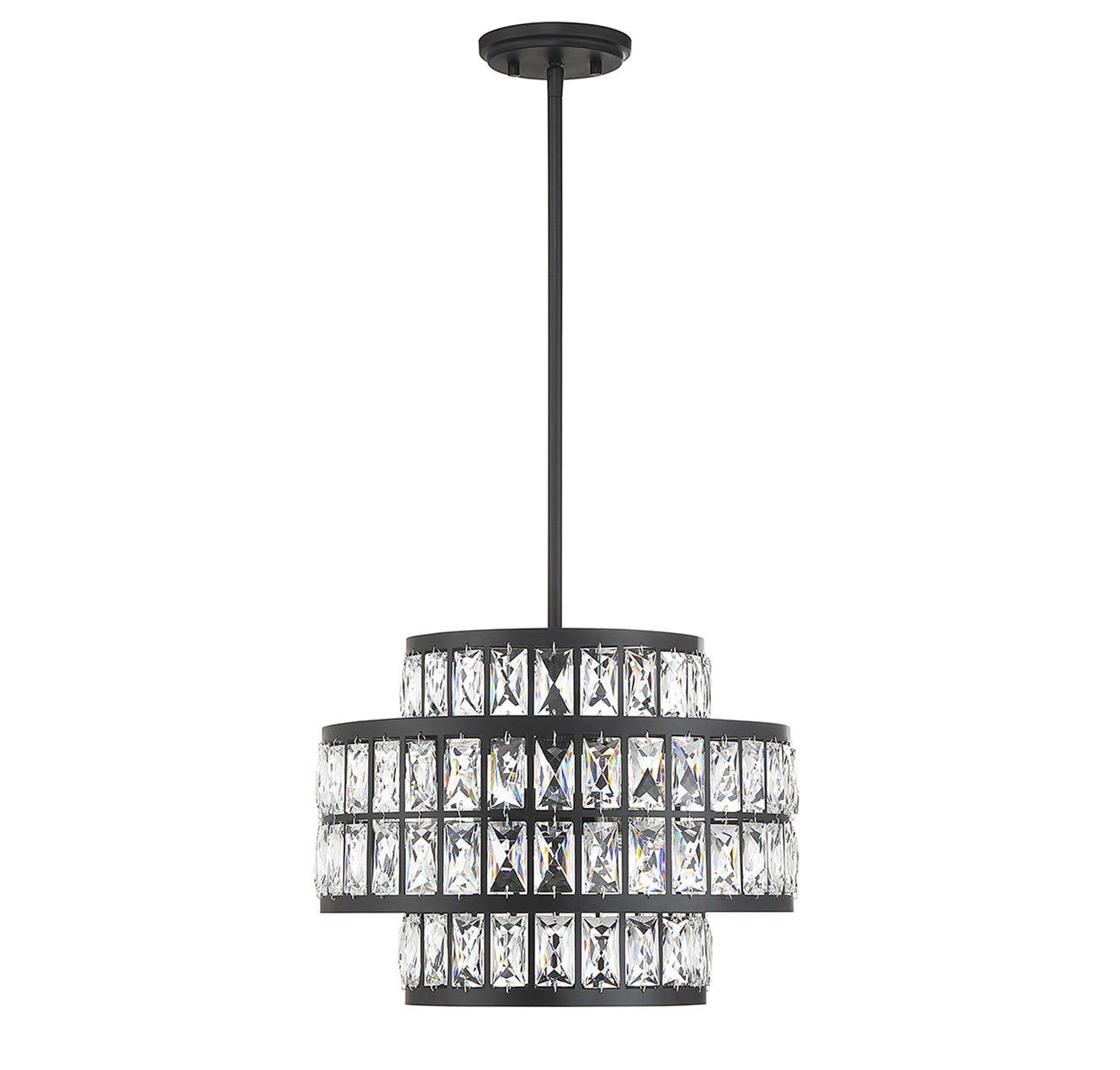 Renzo 3-Light Pendant in Warm Brass
