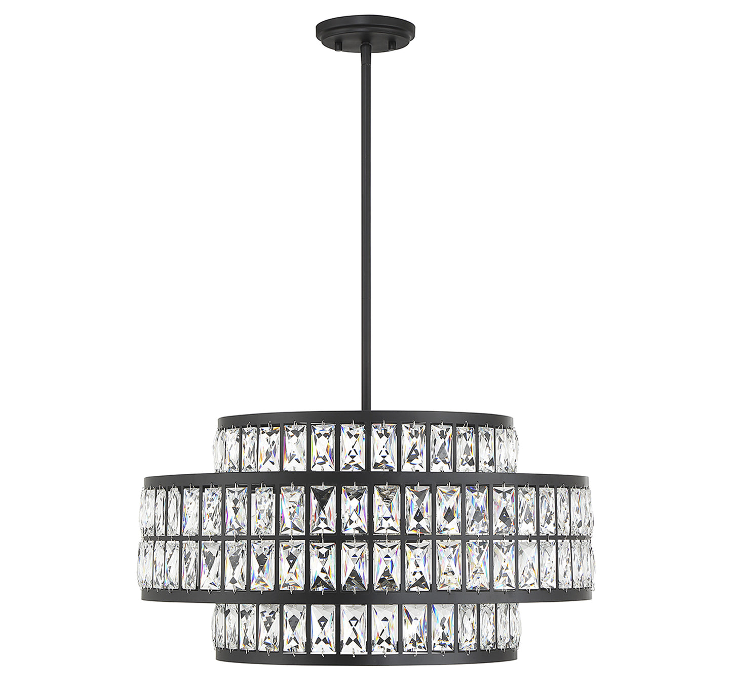 Renzo 4-Light Pendant in Warm Brass