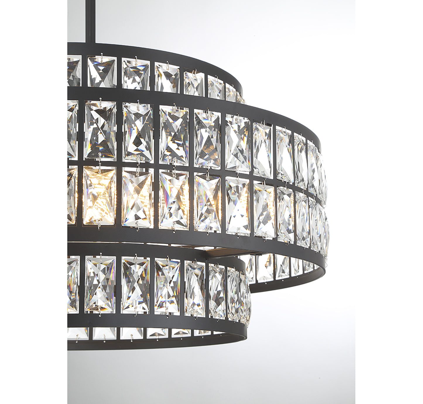 Renzo 4-Light Pendant in Warm Brass