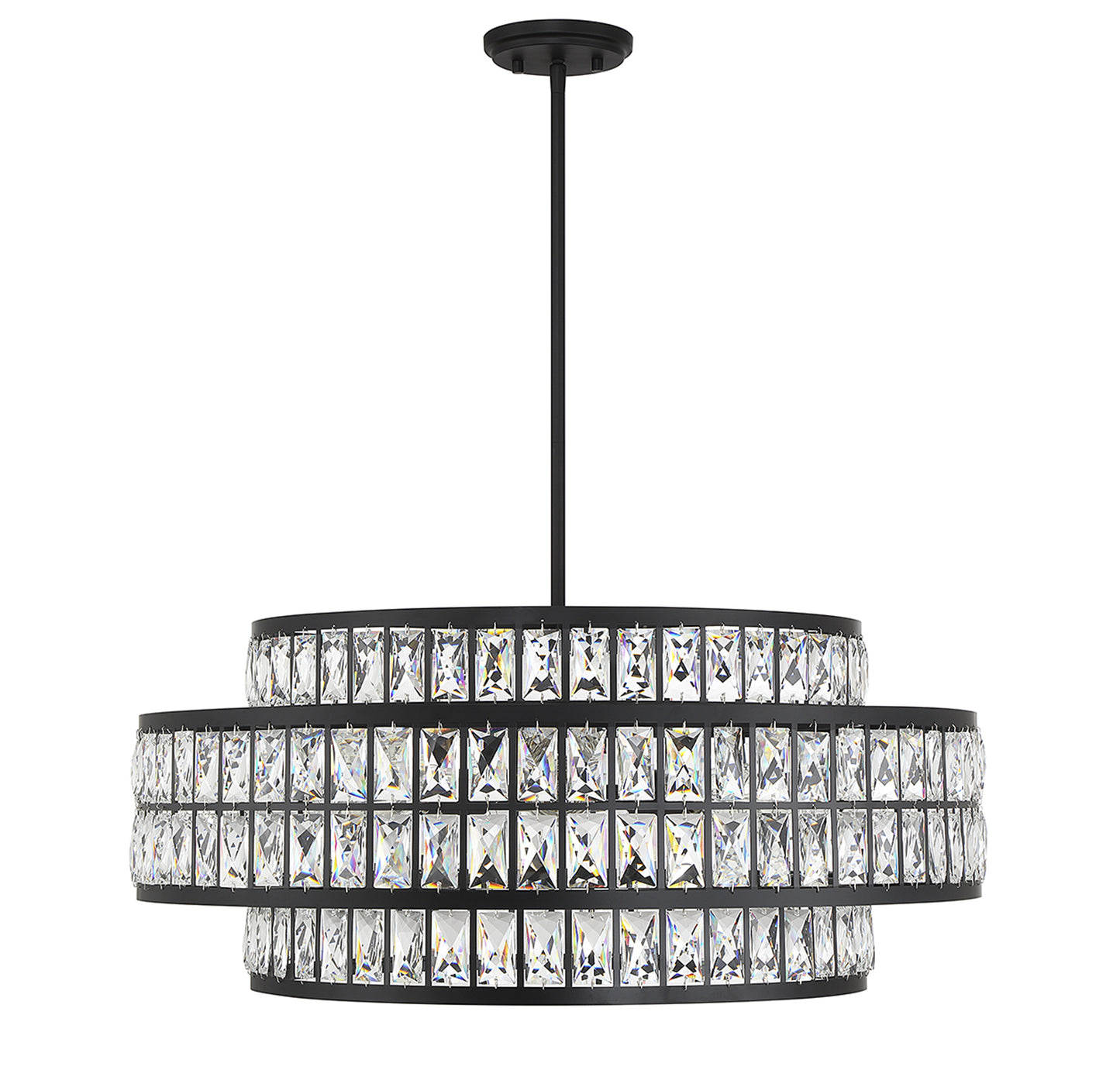 Renzo 6-Light Pendant in Warm Brass