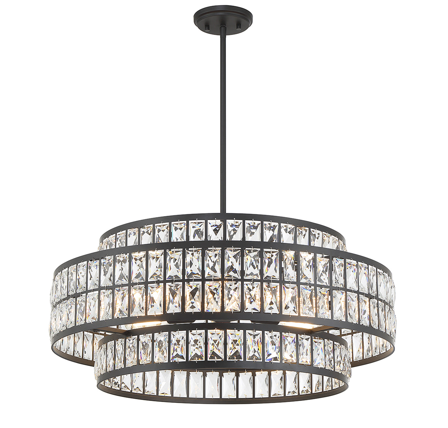 Renzo 6-Light Pendant in Warm Brass
